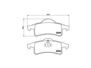 BREMBO P 37 006 stabdžių trinkelių rinkinys, diskinis stabdys 
 Techninės priežiūros dalys -> Papildomas remontas
05011970AA, 05011970AB, 05011978AA