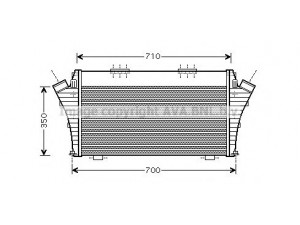 AVA QUALITY COOLING OLA4401 tarpinis suslėgto oro aušintuvas, kompresorius 
 Variklis -> Oro tiekimas -> Įkrovos agregatas (turbo/superįkrova) -> Tarpinis suslėgto oro aušintuvas
6302048, 13108570