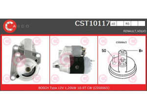CASCO CST10117AS starteris 
 Elektros įranga -> Starterio sistema -> Starteris
M002T48381, M003T32985, M003T32986