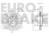 EUROBRAKE 5815203629 stabdžių diskas 
 Dviratė transporto priemonės -> Stabdžių sistema -> Stabdžių diskai / priedai
0569059, 569059, 90497879, 9117677