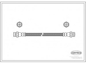 CORTECO 19032805 stabdžių žarnelė 
 Stabdžių sistema -> Stabdžių žarnelės
FA0743820