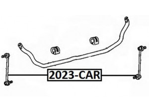 ASVA 2023-CAR šarnyro stabilizatorius 
 Ašies montavimas/vairavimo mechanizmas/ratai -> Stabilizatorius/fiksatoriai -> Savaime išsilyginanti atrama
04743 021AA, 04743 454AC