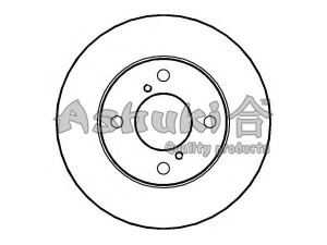 ASHUKI K016-12 stabdžių diskas 
 Dviratė transporto priemonės -> Stabdžių sistema -> Stabdžių diskai / priedai
55311-76A00, 55311-76A01, ADK84319