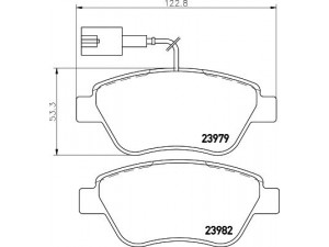 HELLA PAGID 8DB 355 012-841 stabdžių trinkelių rinkinys, diskinis stabdys 
 Techninės priežiūros dalys -> Papildomas remontas
77366135, 71772221, 77363942, 77363974