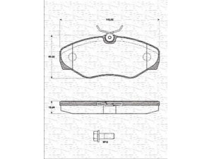 MAGNETI MARELLI 363702161227 stabdžių trinkelių rinkinys, diskinis stabdys 
 Techninės priežiūros dalys -> Papildomas remontas
4106000QAE, 7701054771, 4414021