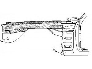 VAN WEZEL 3010319 sparnas 
 Kėbulas -> Transporto priemonės priekis -> Sparnas/montavimo dalys