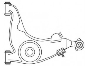 FRAP 1744 vikšro valdymo svirtis 
 Ašies montavimas/vairavimo mechanizmas/ratai -> Valdymo svirtis/pasukamosios svirties sujungimas -> Vairo trauklės (valdymo svirtis, išilginis balansyras, diago
2013304007