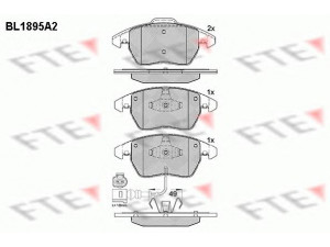 FTE BL1895A2 stabdžių trinkelių rinkinys, diskinis stabdys 
 Techninės priežiūros dalys -> Papildomas remontas
1K0 698 151, 1K0 698 151 C, 3C0 698 151 B