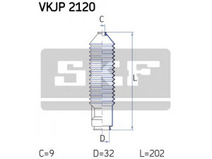 SKF VKJP 2120 gofruotoji membrana, vairavimas 
 Vairavimas -> Gofruotoji membrana/sandarinimai
40203-01F00, 48204-01F00, 48204-04A01