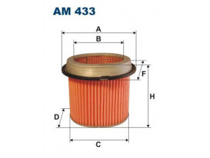 FILTRON AM433 oro filtras 
 Filtrai -> Oro filtras
372, MD603932, MD620385, MR571477