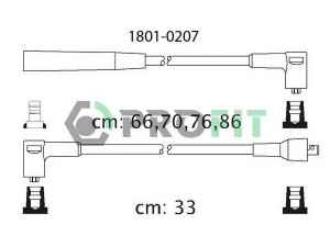 PROFIT 1801-0207 uždegimo laido komplektas 
 Kibirkšties / kaitinamasis uždegimas -> Uždegimo laidai/jungtys
MD134754, MD192995, MD195228, 2750124A00
