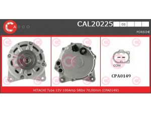 CASCO CAL20225GS kintamosios srovės generatorius
94860602500, LR1190938