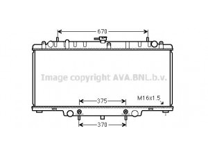 AVA QUALITY COOLING DN2393 radiatorius, variklio aušinimas 
 Aušinimo sistema -> Radiatorius/alyvos aušintuvas -> Radiatorius/dalys
21460VB200, 21460VB800