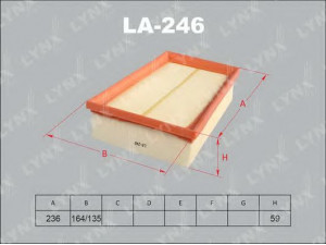LYNXauto LA-246 oro filtras 
 Techninės priežiūros dalys -> Techninės priežiūros intervalai
16500-JD200, 16546-JD20A, 16546-JD20B