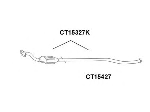 VENEPORTE CT15427 remonto vamzdis, katalizatorius 
 Išmetimo sistema -> Išmetimo vamzdžiai
1705AS, 1705HA, 1705HC, 1705JE
