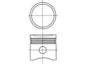 NÜRAL 87-521500-00 stūmoklis