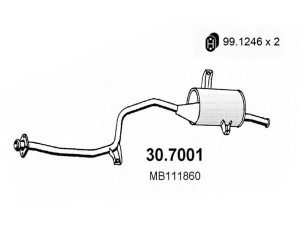 ASSO 30.7001 galinis duslintuvas
MB111860, MB252165