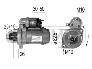 MESSMER 220060 starteris 
 Elektros įranga -> Starterio sistema -> Starteris
151 6657 R, 004 151 69 01, 005 151 06 01