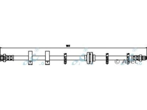 APEC braking HOS3214 stabdžių žarnelė 
 Stabdžių sistema -> Stabdžių žarnelės
7609088, 7655155, 7609088, 7655155