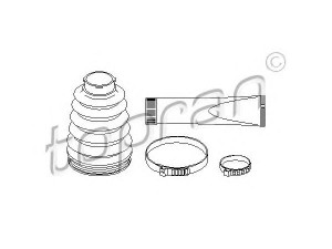 TOPRAN 400 726 gofruotoji membrana, kardaninis velenas 
 Ratų pavara -> Gofruotoji membrana
168 360 01 68