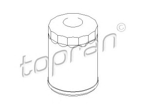 TOPRAN 107 505 alyvos filtras 
 Techninės priežiūros dalys -> Techninės priežiūros intervalai
1 085 801, 1 318 700, 97VW6714AA