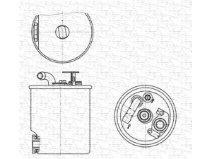 MAGNETI MARELLI 213908531000 kuro filtras 
 Techninės priežiūros dalys -> Papildomas remontas
A6110920101, A6120920001