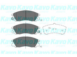 KAVO PARTS KBP-3016 stabdžių trinkelių rinkinys, diskinis stabdys 
 Techninės priežiūros dalys -> Papildomas remontas
58101H1A00, 58101H1A10