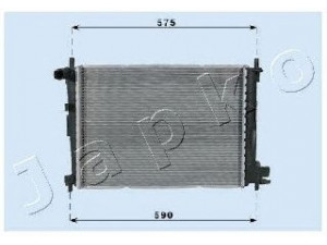 JAPKO RDA053066 radiatorius, variklio aušinimas 
 Aušinimo sistema -> Radiatorius/alyvos aušintuvas -> Radiatorius/dalys
1001860, 1001861, 1012954, 1012955