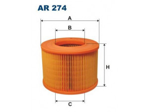 FILTRON AR274 oro filtras 
 Techninės priežiūros dalys -> Techninės priežiūros intervalai
1444K4, 5025068, 7700957336, 7701033713