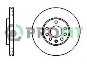 PROFIT 5010-1042 stabdžių diskas 
 Dviratė transporto priemonės -> Stabdžių sistema -> Stabdžių diskai / priedai
569060, 90539466, 9117678