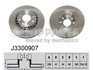 NIPPARTS J3300907 stabdžių diskas 
 Stabdžių sistema -> Diskinis stabdys -> Stabdžių diskas
96179110