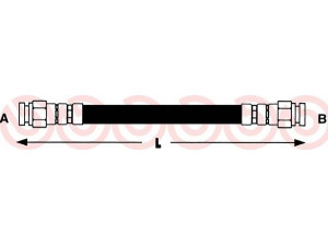 BREMBO T 68 065 stabdžių žarnelė 
 Stabdžių sistema -> Stabdžių žarnelės
8238869, 133661, 8238869