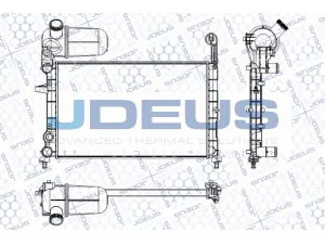 JDEUS RA0110220 radiatorius, variklio aušinimas 
 Aušinimo sistema -> Radiatorius/alyvos aušintuvas -> Radiatorius/dalys
7632018, 7732873