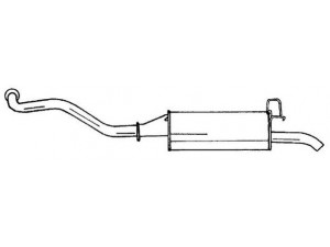 AKS DASIS SG50626 galinis duslintuvas 
 Išmetimo sistema -> Duslintuvas
7700787218