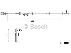 BOSCH 0 265 007 559 jutiklis, rato greitis 
 Elektros įranga -> Jutikliai
47901 BU800, 47901 BU805