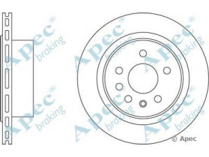 APEC braking DSK2563 stabdžių diskas 
 Dviratė transporto priemonės -> Stabdžių sistema -> Stabdžių diskai / priedai
569100, 9195052