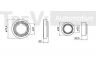 TREVI AUTOMOTIVE WB1541 rato guolio komplektas 
 Ašies montavimas/vairavimo mechanizmas/ratai -> Rato stebulė/montavimas -> Rato guolis
6043300025, 6113300825, 2D0498625