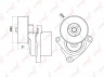LYNXauto PT-3030 diržo įtempiklis, V formos rumbuotas diržas 
 Diržinė pavara -> V formos rumbuotas diržas/komplektas -> Dirželio įtempiklis (įtempimo blokas)
11955-6N200, 11955-6N202, 11955-6N20A