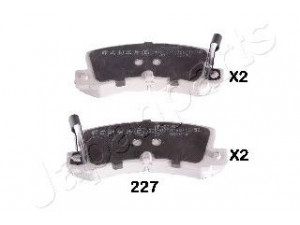 JAPANPARTS PP-227AF stabdžių trinkelių rinkinys, diskinis stabdys 
 Techninės priežiūros dalys -> Papildomas remontas
04466-12040, 04466-12110, 04466-YZZC5