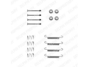 DELPHI LY1135 priedų komplektas, stovėjimo stabdžių trinkelės 
 Stabdžių sistema -> Rankinis stabdys