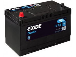 EXIDE _EC905 starterio akumuliatorius; starterio akumuliatorius 
 Elektros įranga -> Akumuliatorius
87398SYNG5110/1, 01579A110K, 01579A110K