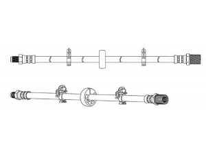 KAWE 512848 stabdžių žarnelė 
 Stabdžių sistema -> Stabdžių žarnelės
504088068, 504229365, 504229366