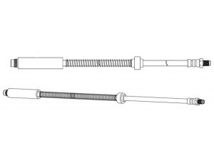 KAWE 511130 stabdžių žarnelė 
 Stabdžių sistema -> Stabdžių žarnelės
480663