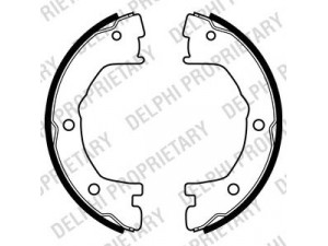 DELPHI LS1919 stabdžių trinkelių komplektas, stovėjimo stabdis 
 Stabdžių sistema -> Rankinis stabdys
1906403, 2992568