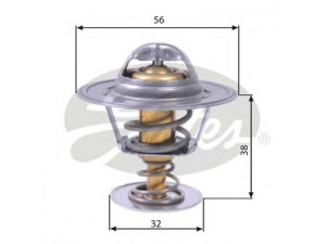 GATES TH13182G1 termostatas, aušinimo skystis 
 Aušinimo sistema -> Termostatas/tarpiklis -> Thermostat
4220309, 4351196, 4409254, 7649055