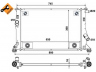 NRF 53465 radiatorius, variklio aušinimas 
 Aušinimo sistema -> Radiatorius/alyvos aušintuvas -> Radiatorius/dalys
LBF715200A, LFB715200A, RF7N15200