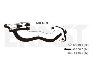 ERNST 690409 išleidimo kolektorius 
 Išmetimo sistema -> Išmetimo vamzdžiai
14190-62J00, 14190-62J00-000, 14190-62JB0
