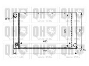 QUINTON HAZELL QER1569 radiatorius, variklio aušinimas 
 Aušinimo sistema -> Radiatorius/alyvos aušintuvas -> Radiatorius/dalys
17 11 7 787 442, 17 11 7 794 836