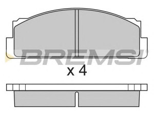 BREMSI BP2004 stabdžių trinkelių rinkinys, diskinis stabdys 
 Techninės priežiūros dalys -> Papildomas remontas
0000000790605, 30633, 3915580, 39532