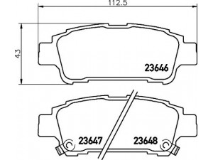 HELLA PAGID 8DB 355 010-311 stabdžių trinkelių rinkinys, diskinis stabdys 
 Techninės priežiūros dalys -> Papildomas remontas
0446028040, 0446628040, 0446628050